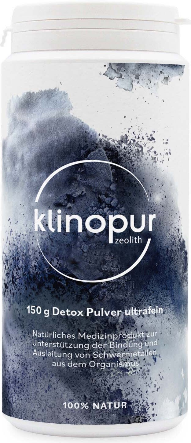 Zeolith-Pulver Klinopur, e Medizinqualität, 150g ZUF150KlinopurDE