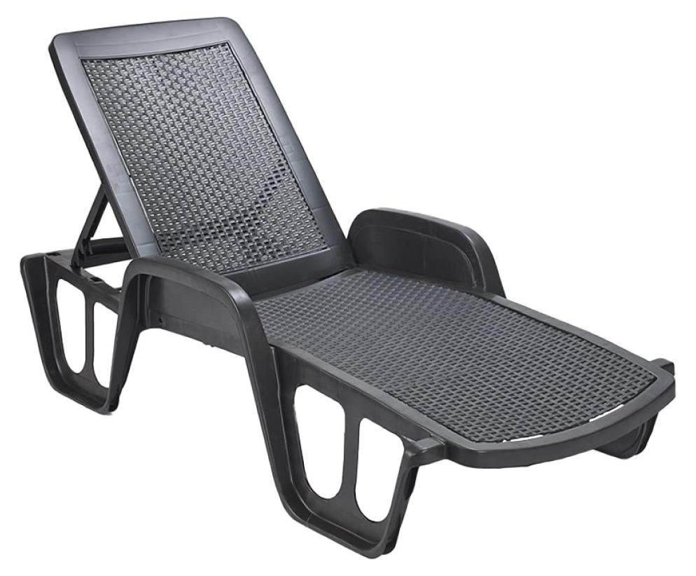 Kondela Garten Stapelliege Polro - Anthrazit