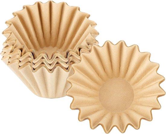 OEM Kaffee-Filterpapier-ersetzer, 100 kleine Stücke, verbraucht, weiß, ungewaschen, Ersatzfilter für kommerzielle Kaffemaschinen für den Privatgebrauch, braun. 2026