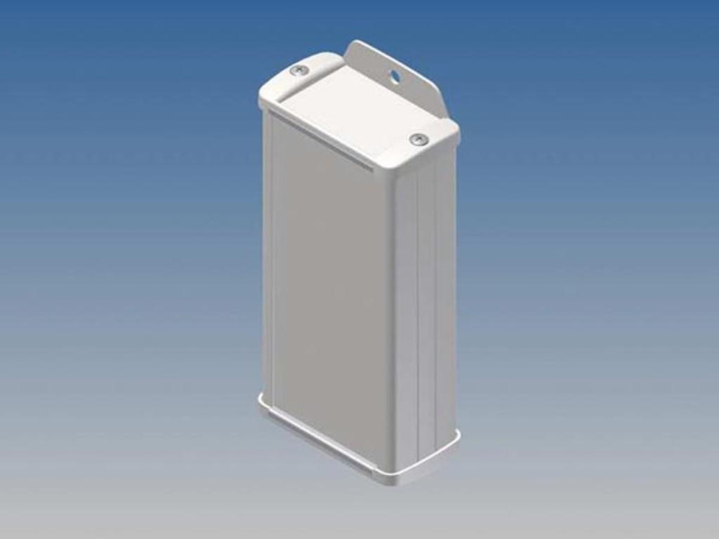 Teko ALUMINIUMGEHUSE - WEI - 125 x 59.9 x 30.9 mm - mit Flansch TK13-E.7