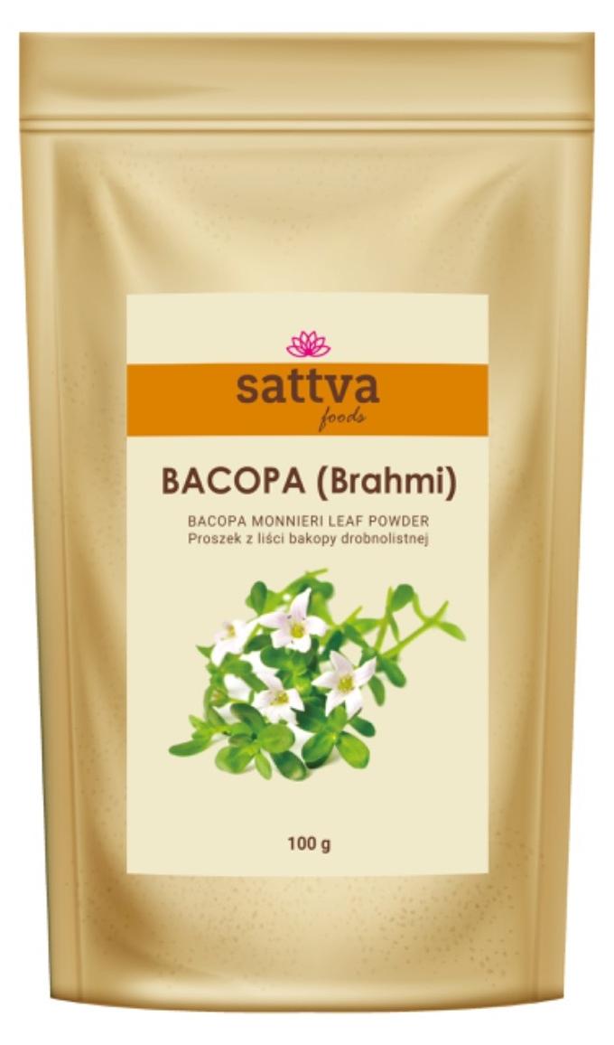 Sattva Group KLEINBLÄTTRIGE BACOPA (BRAHMI) ALS PULVER 100 g – SATTVA (FOODS)