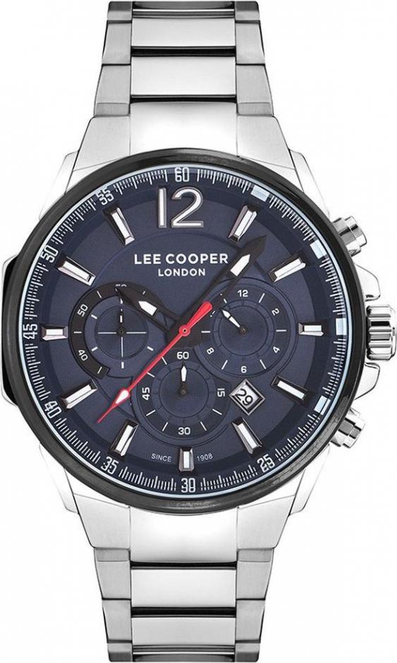 Herrenuhr von LEE COOPER LC07067.390 in Blau, ideal als Geschenk für modebewusste Männer.