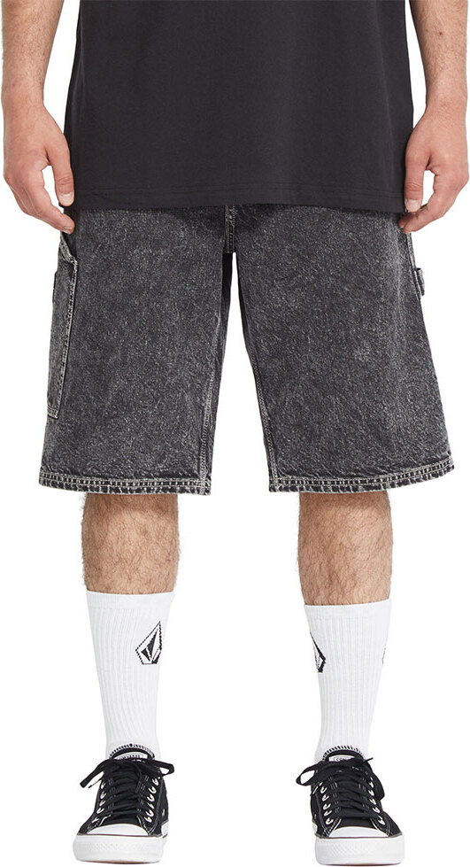 Volcom Labored Utility Kurze Jeans Grau 38 Mann Grau 38 A2012301-LAB-38