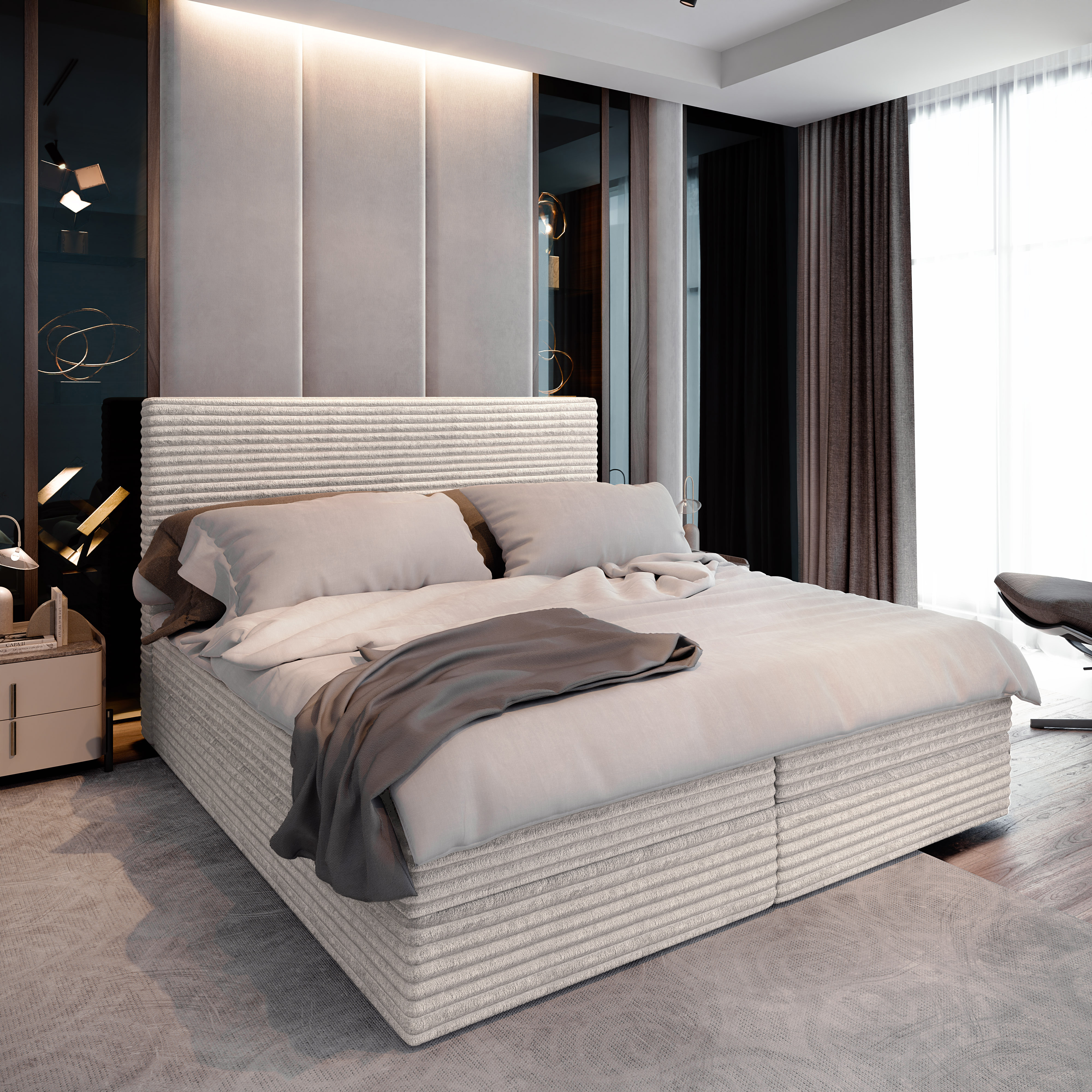Luxus Boxspringbett Husse Komplett Bild