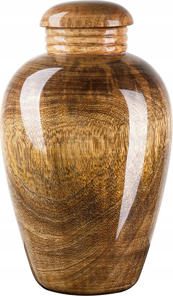 Remember Forever Urne Aus Mangoholz. Beerdigungsurne. Urne Für Asche. Beerdigungseinäscherung