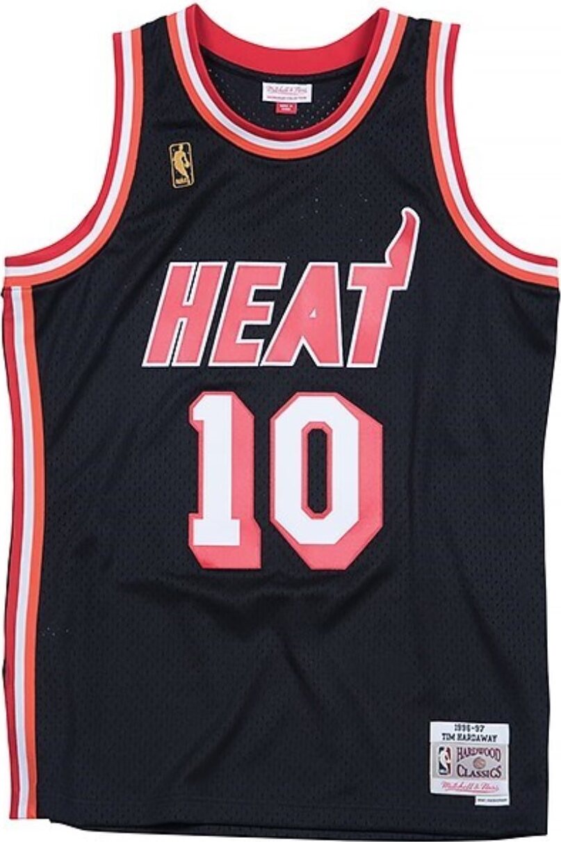 Hemd Mitchell & Ness & nba swingman trikot miami heat SMJYAC18094MHEBLCK96THA