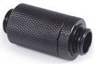 Alphacool ES D-Plug, Khlerhalterung, Messing, Schwarz, 1/4", Mnnlich, 1,5 bar 17581