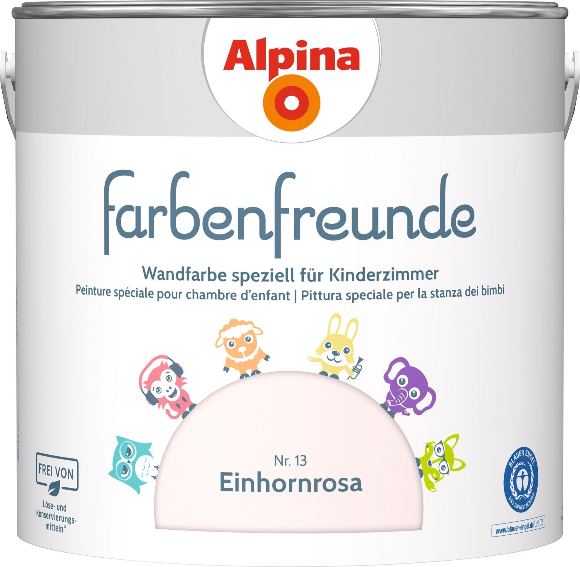Alpina Farbenfreunde Nr. 13 einhornrosa 2,5 L matt 914056