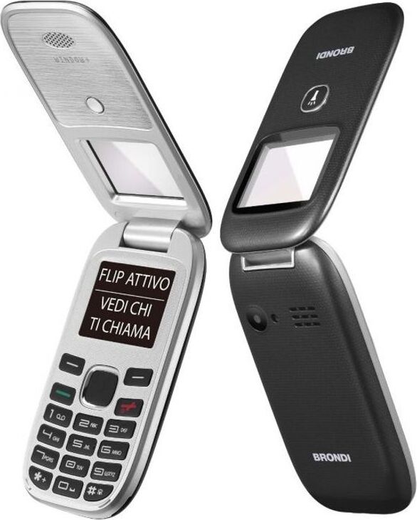 Brondi Window+ 4,5 cm (1,77") Black Základný mobilný telefón
