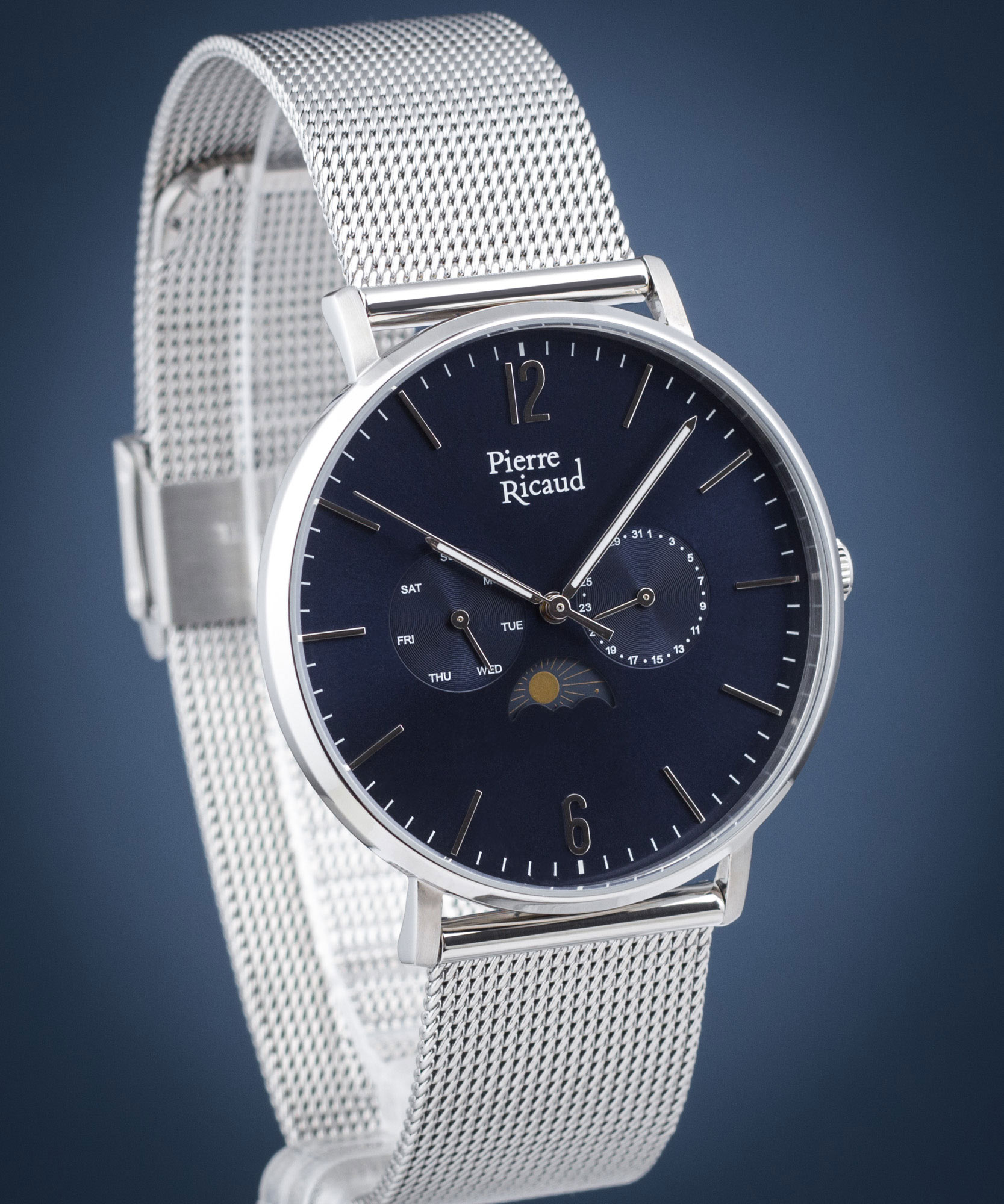 Pánske hodinky Pierre Ricaud Moon Phase