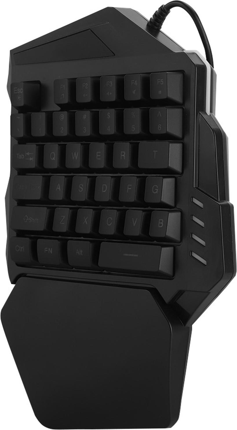 Garosa HXSJ Single Hand Membrane Keycap Gaming Tastatur 35 Tasten Einhandtastatur mit FN-Tasten