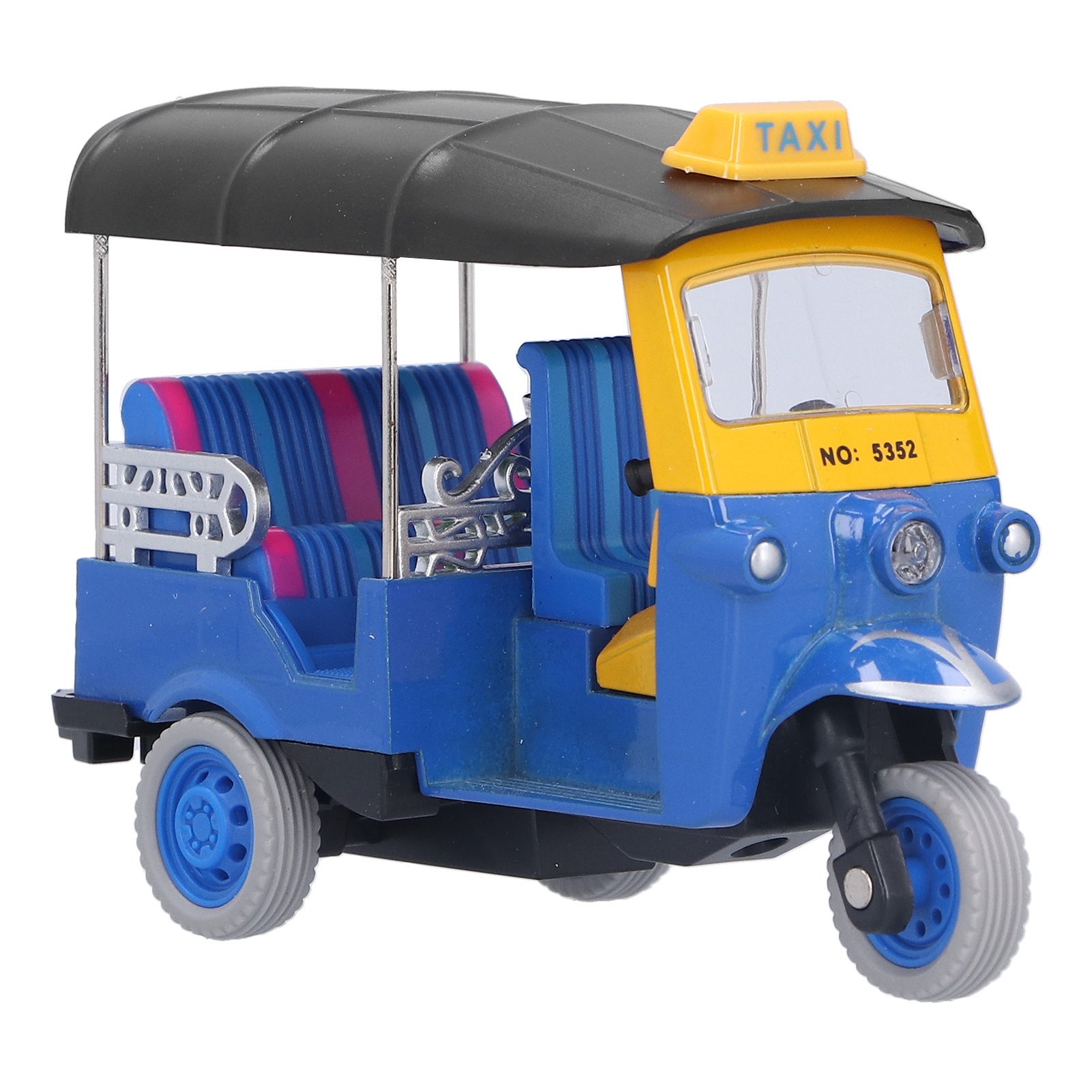 Cocosity Pull Back Thai Dreirad Simulation Legierung Tuk Tuk Auto Modell Spielzeug Kinder Fahrzeug Spielzeug