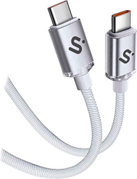 SUBBLIM SUBCAB-C06011, 2 m, USB C, USB C, USB 2.0, 0,48 Gbit/s, Weiß