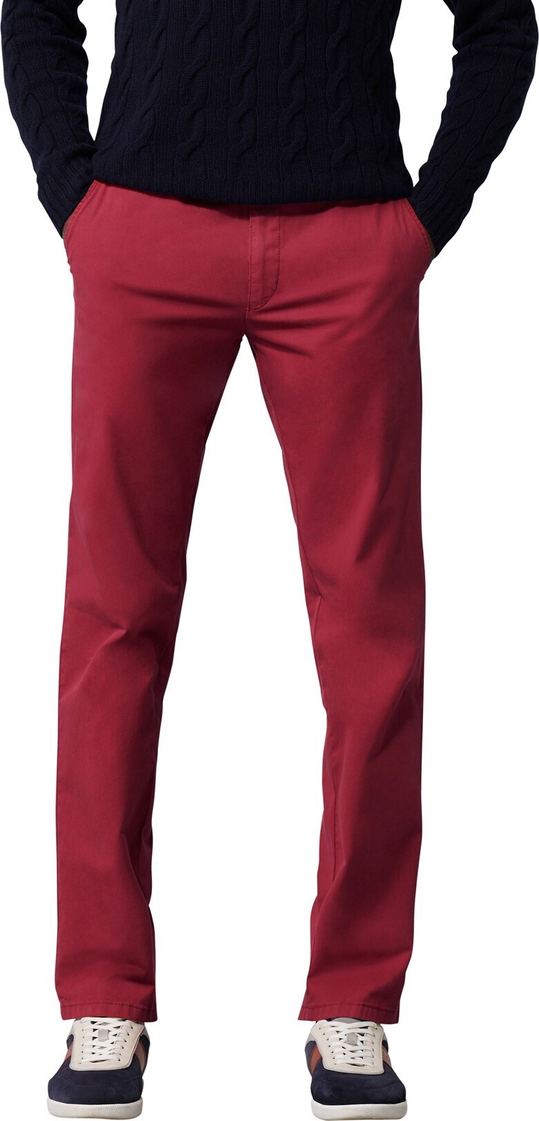 Meyer Baumwollhose Bonn rot Baumwolle BONN 9-3004-55
