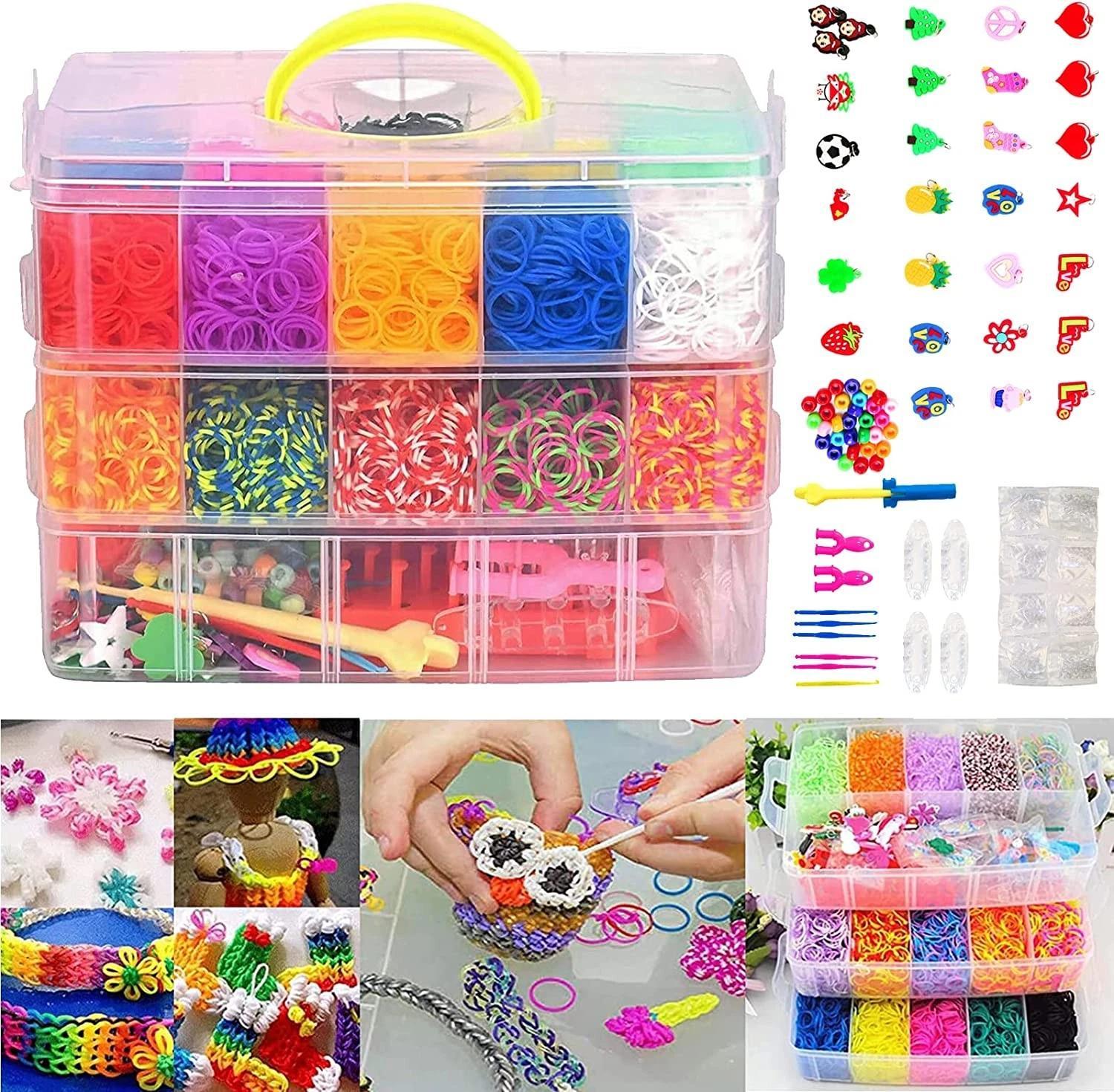 Unbranded Loom Bands+viel Zubehör Gummi Armband Loom Bänder Gummibänder Sets Geschenk