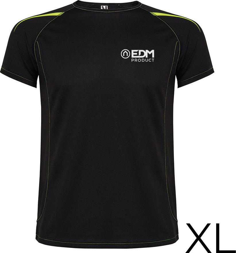 *Merchandising* Sport-T-Shirt schwarz Größe XL Roly EDM