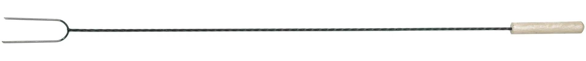 Mamuth LAGERFEUERSPIES Edelstahl 100 cm Bratgabel Holzgriff Grillzubehör