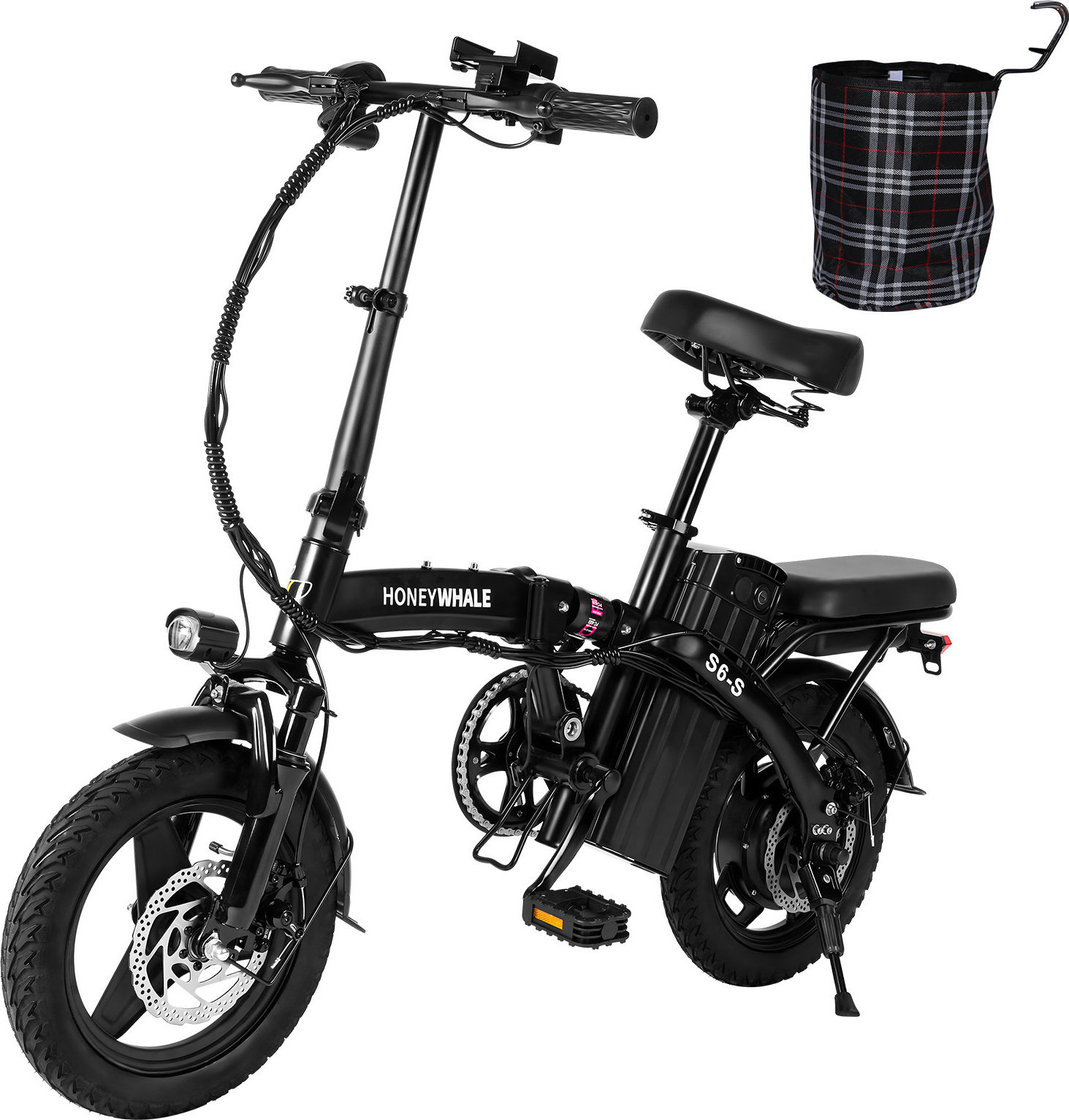 Skladací elektrický bicykel e bike 14 palcov 250W Shimano Pedelec 10AH e-bikes skladacie bicykle 25km / h elektrický bicykel 40 KM