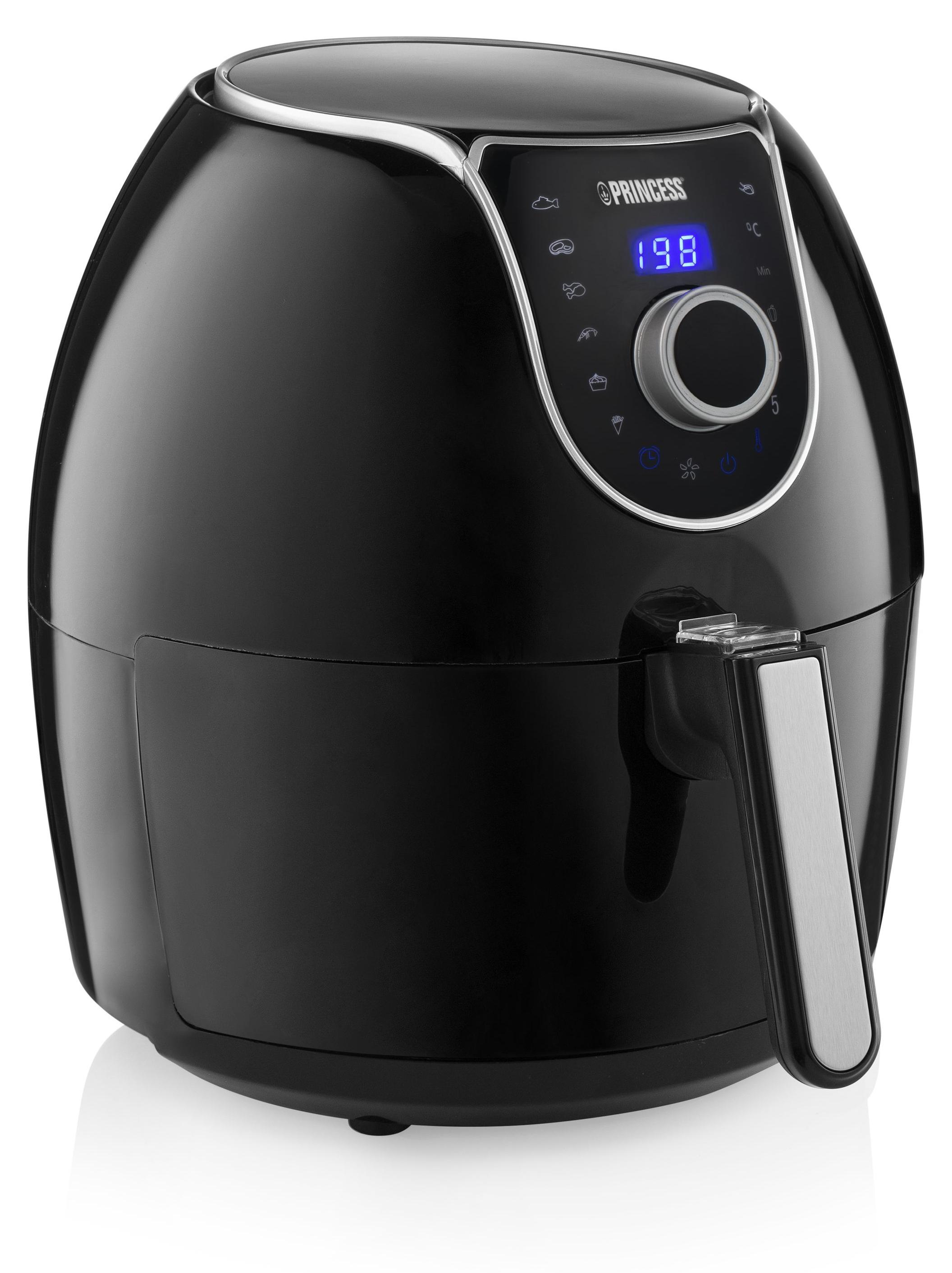 Princess 01.182055.01.001 Heißluftfritteuse XXL, Heißluftfritteuse, 5,2 l, 1,2 kg, 80 °C, 200 °C, 7 Person(en)