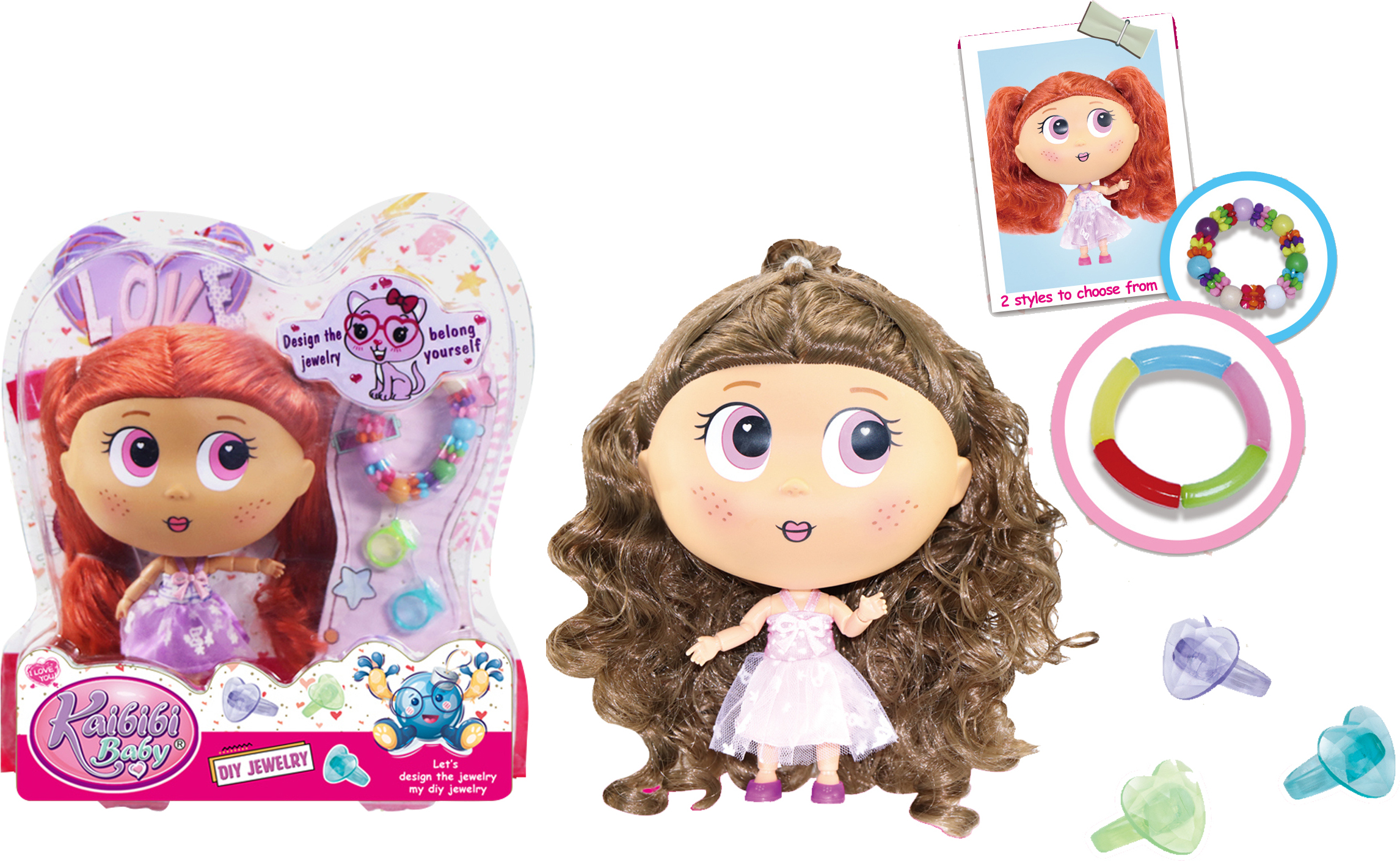 Wiky Puppe mit Zubehör 18 cm