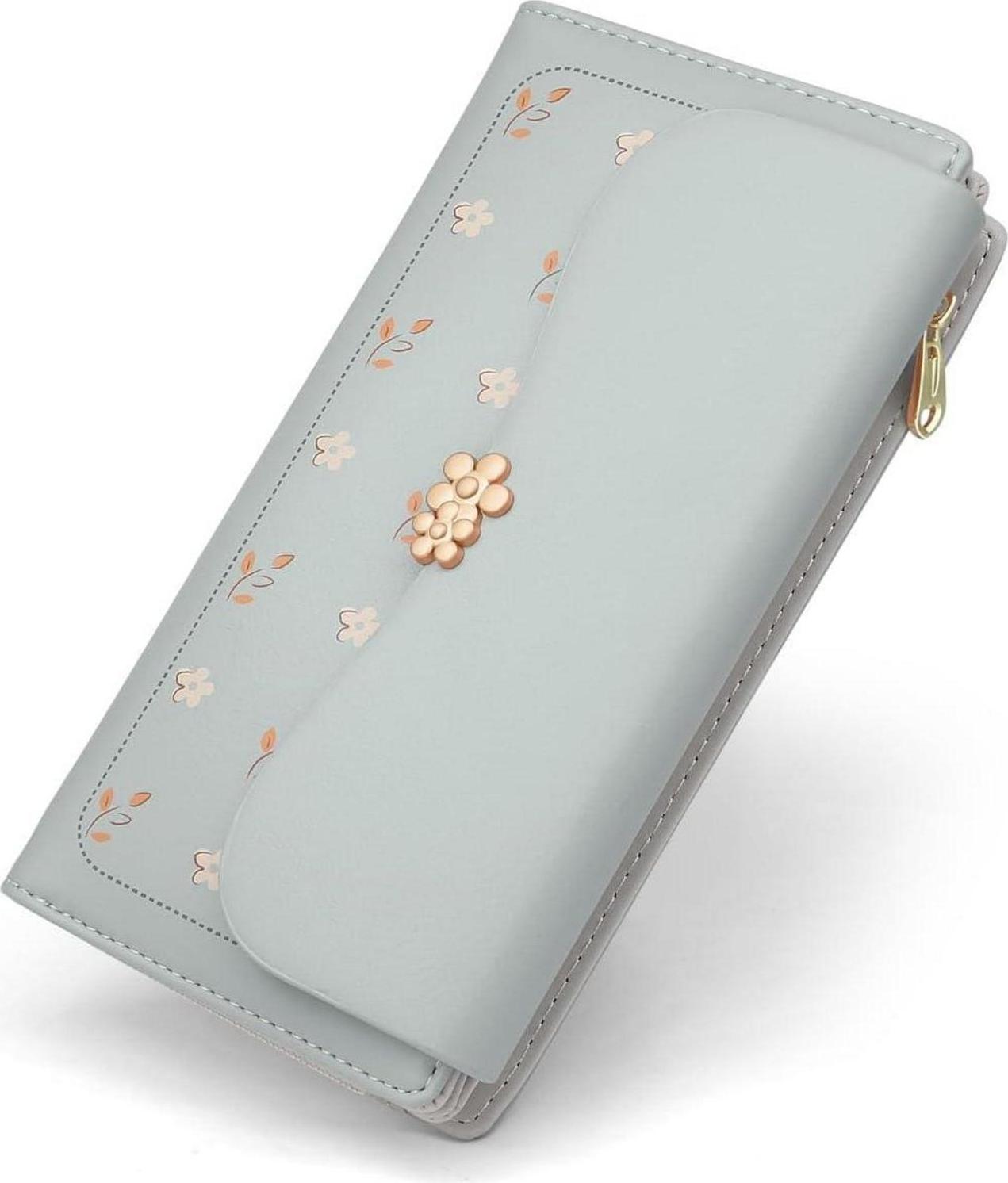 Sonstige Große Damen Geldbörse Leder Langformat mit vielen Fächern Zipper Münzfach