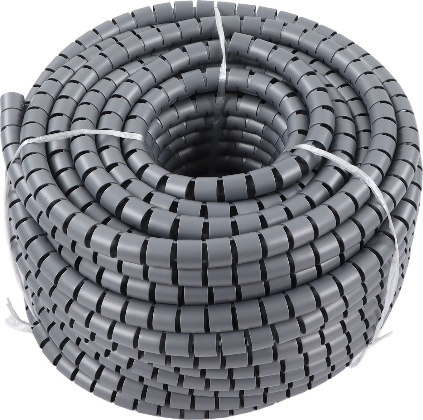 Cocosity Spirale Kabel wickeln PE Kabelmantel flexible Draht Wicklung Rohr Hülse Schutz für Geräte 22mm / 0.87in DIA 50m / 164.04ft