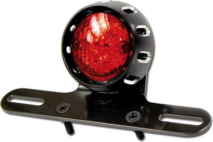 4U-Onlinehandel LED-Rücklicht CNC mit Halter rot mit KZB 2.018.111