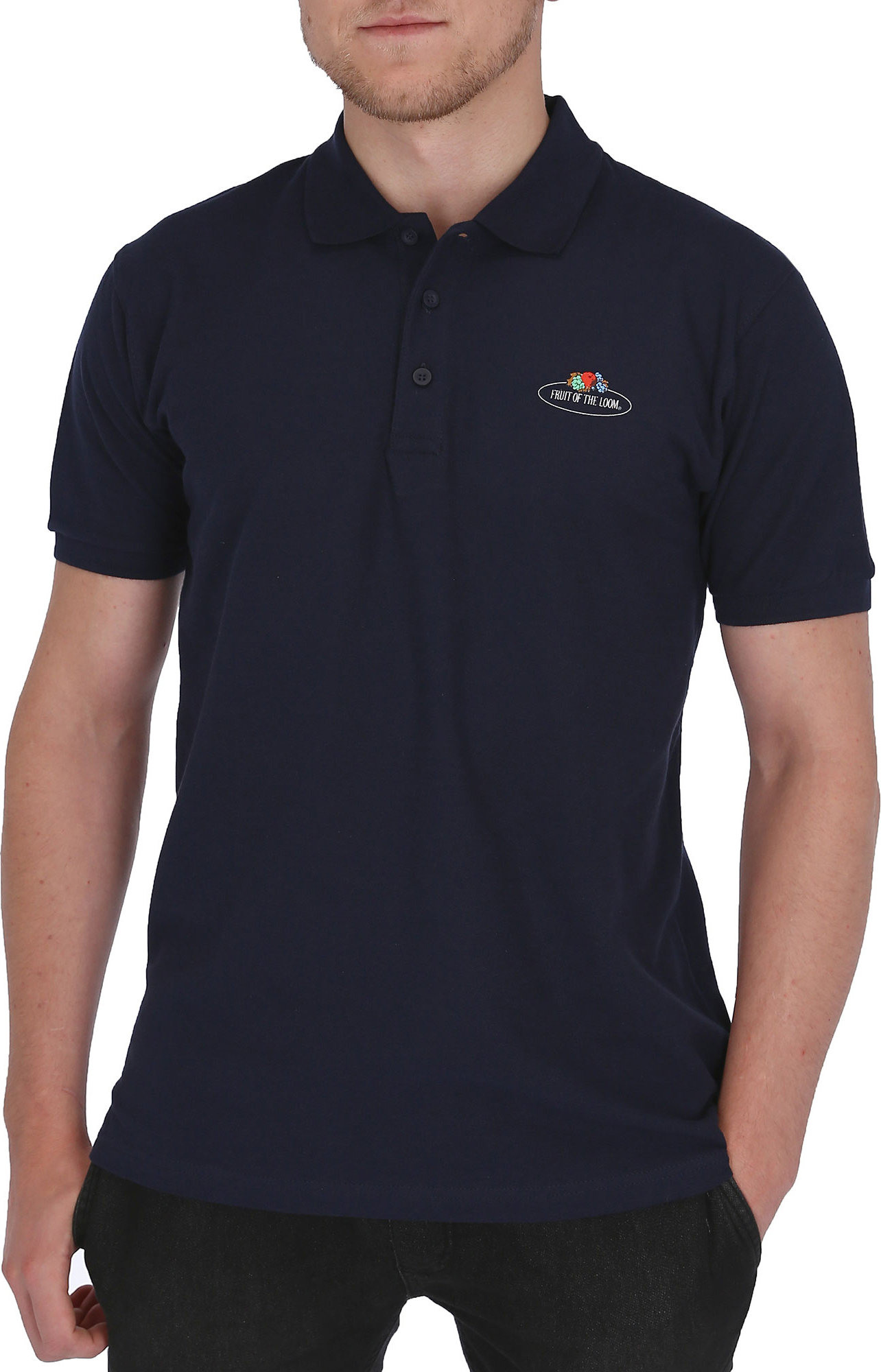 Fruit of the Loom Polo-Shirt mit Vintage-Logo 13218JAZM