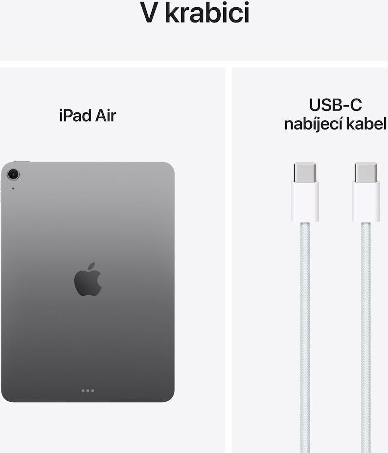 Apple iPad Air, 27,9 cm (11"), 2360 x 1640 px, 256 GB, 8 GB, iPadOS 18, Šedá