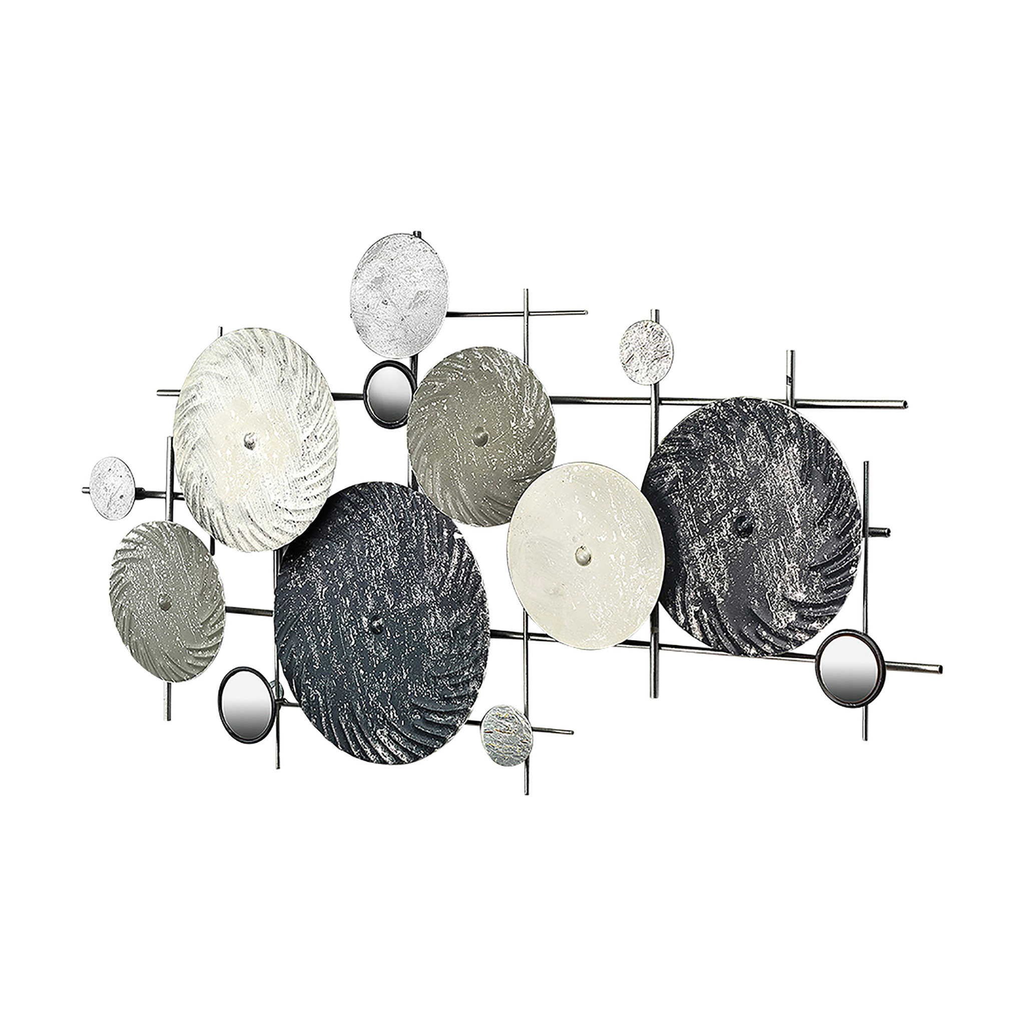 Wandbild ROUND Aus Metall - - ENTDECKE SCHÖNES!, 59,95