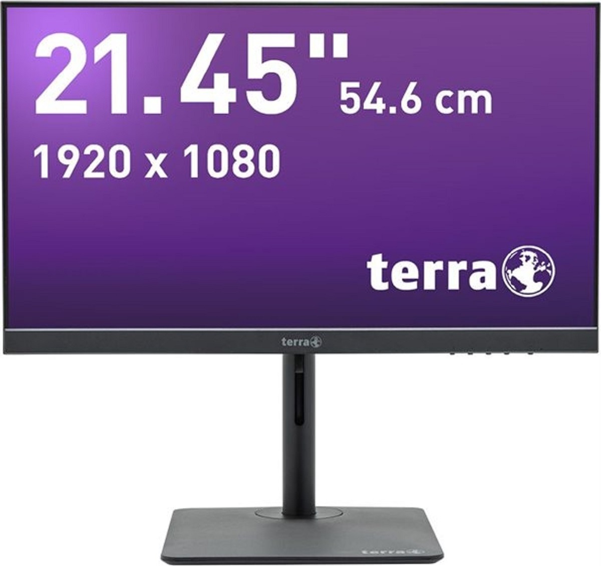 TERRA 3030200, 54,5 cm (21.4"), 1920 x 1080 px, Full HD, LCD, 5 ms, Čierna