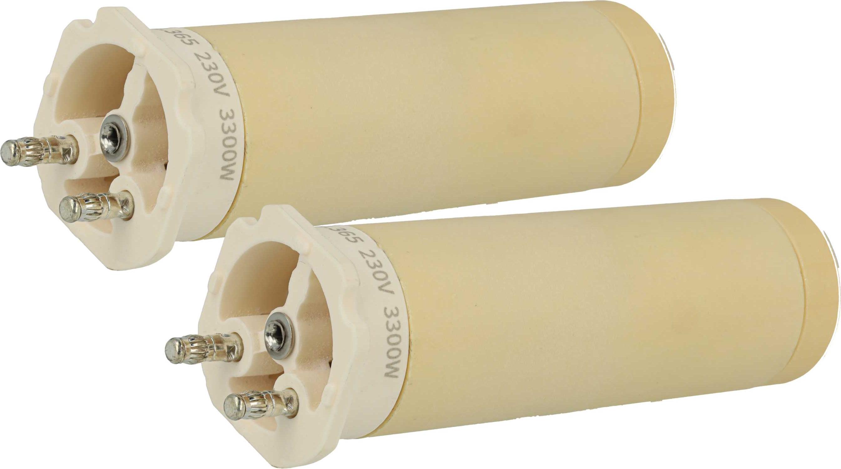 vhbw 2x Heizelement Ersatz für Typ 33A2 für Heißluftschweißpistole - 3300 W, Keramik Heizkern, 3,15 x 3,5 cm 183116311-2