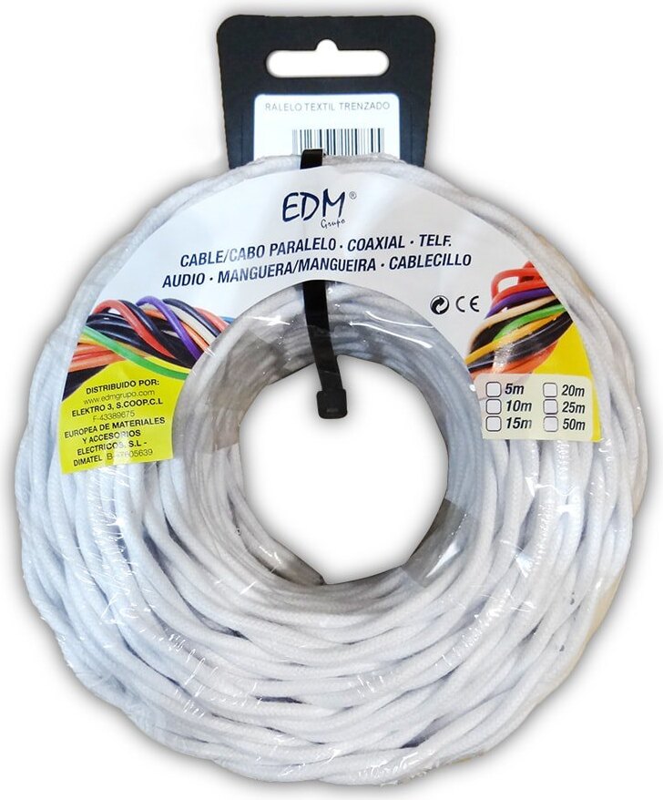 Kabel EDM 11985 Blanco 2 x 1 mm 25 m