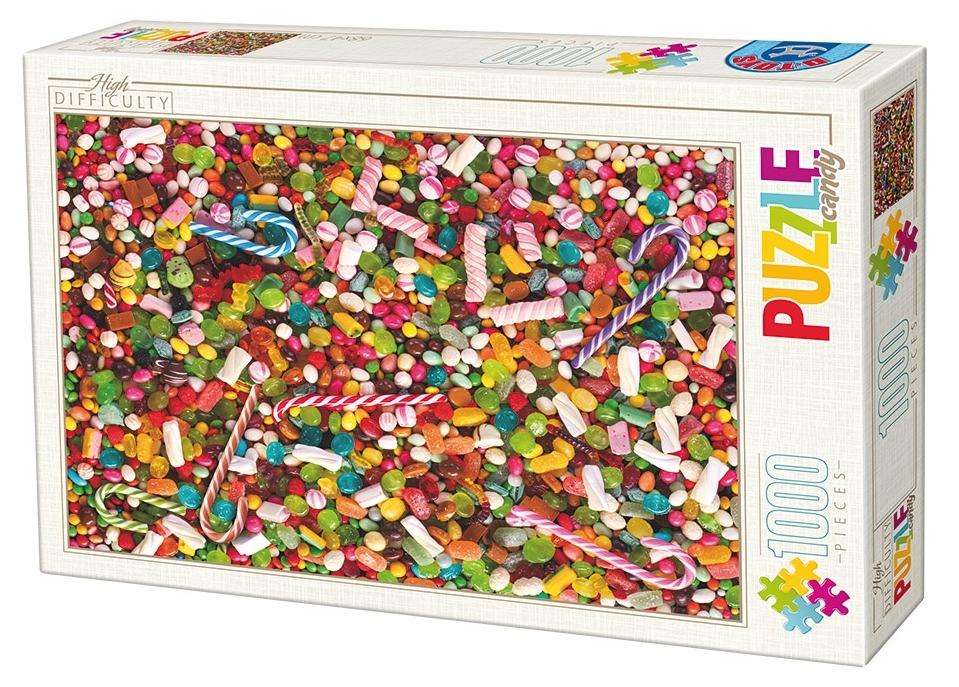 D-Toys Puzzle - Food Sweets - 1000 Teile - anspruchsvolles Puzzle 87460