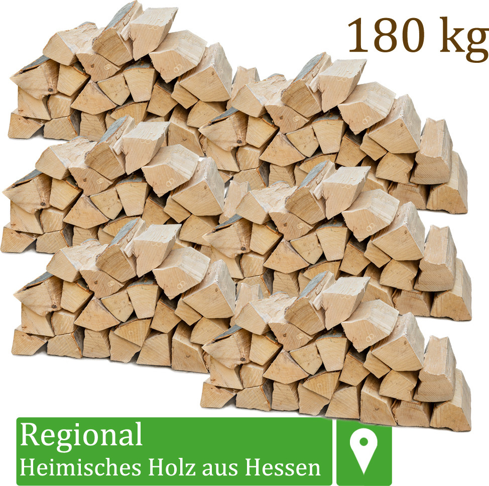 Brennholz Kaminholz Holz 180 kg Für Ofen und Kamin Kaminofen Feuerschale Grill Buche Feuerholz Buchenholz Holzscheite Wood 25 cm Flameup