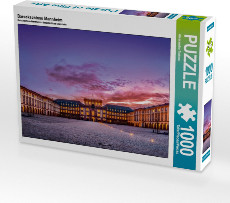 Calvendo Barockschloss Mannheim 1000 Teile Puzzle quer 640x480mm, Tortora Alessandro; 7442205