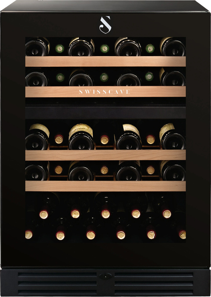 Swisscave Weinkühlschrank WLB-160 DF,2-Zonen Weinkühlschrank, 40 Flaschen, 82 cm (H)