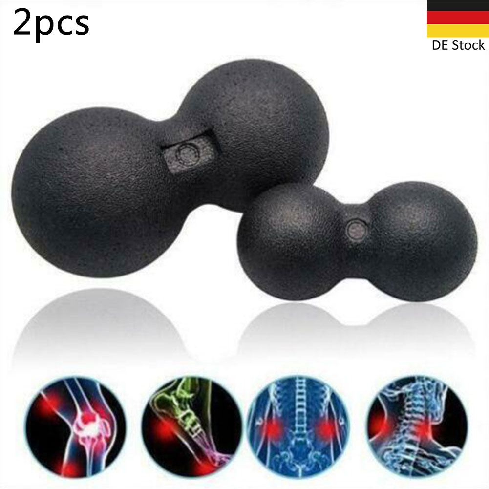 1X Massage Duo-Ball EPP 80mm Selbstmassage Muskelentspannung Faszienball DE 