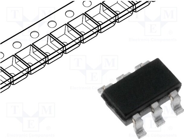 TNE 3x Transistor: N/P-MOSFET complementary pair unipolar 20/-20V AO6604 Multikanaltr _1GH_AO6604