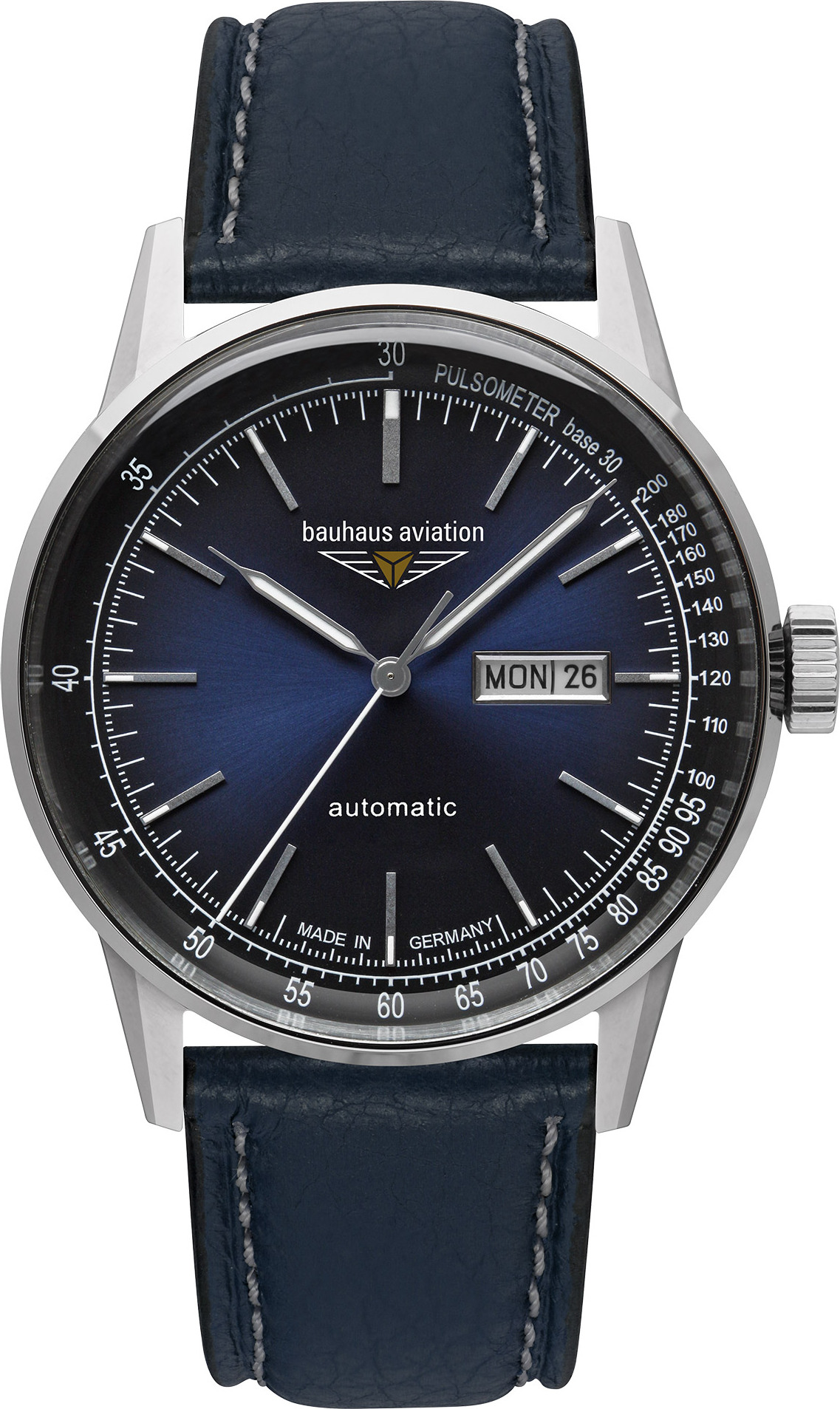 Bauhaus 2366-3 Pánske hodinky Aviation Automatic Dark Blue