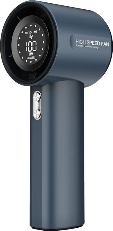 INF Tragbarer Hochgeschwindigkeits-Vortex-Ventilator mit 100 Geschwindigkeiten Blau 398885