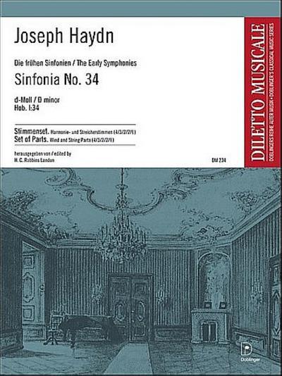 Sinfonie D-Moll Nr.34 Hob.i:34Fuer Orchester, Stimmenset