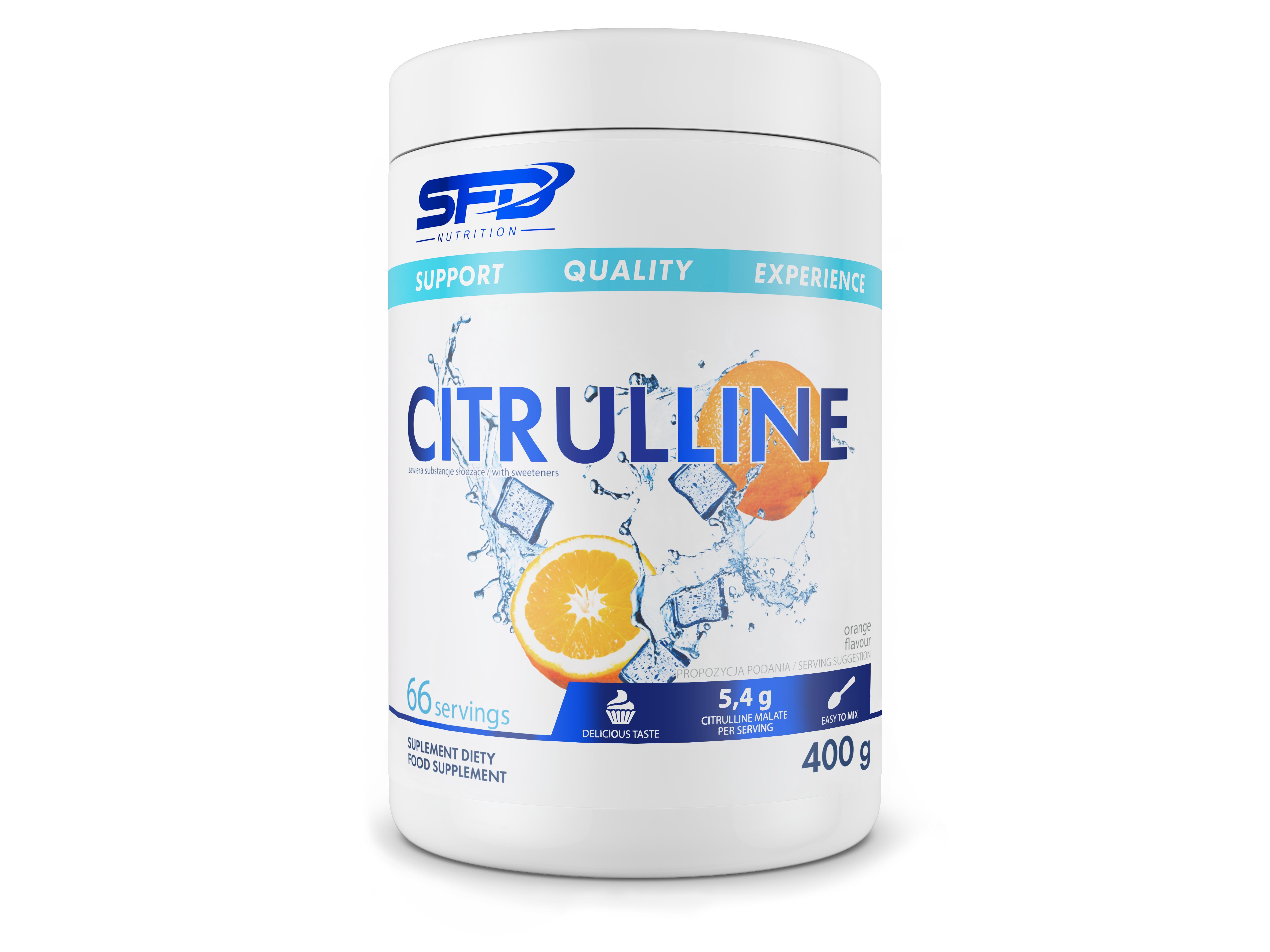 SFD Nutrition SFD Citrulline 400g Orange Citrullin Regeneration Muskelpumpe