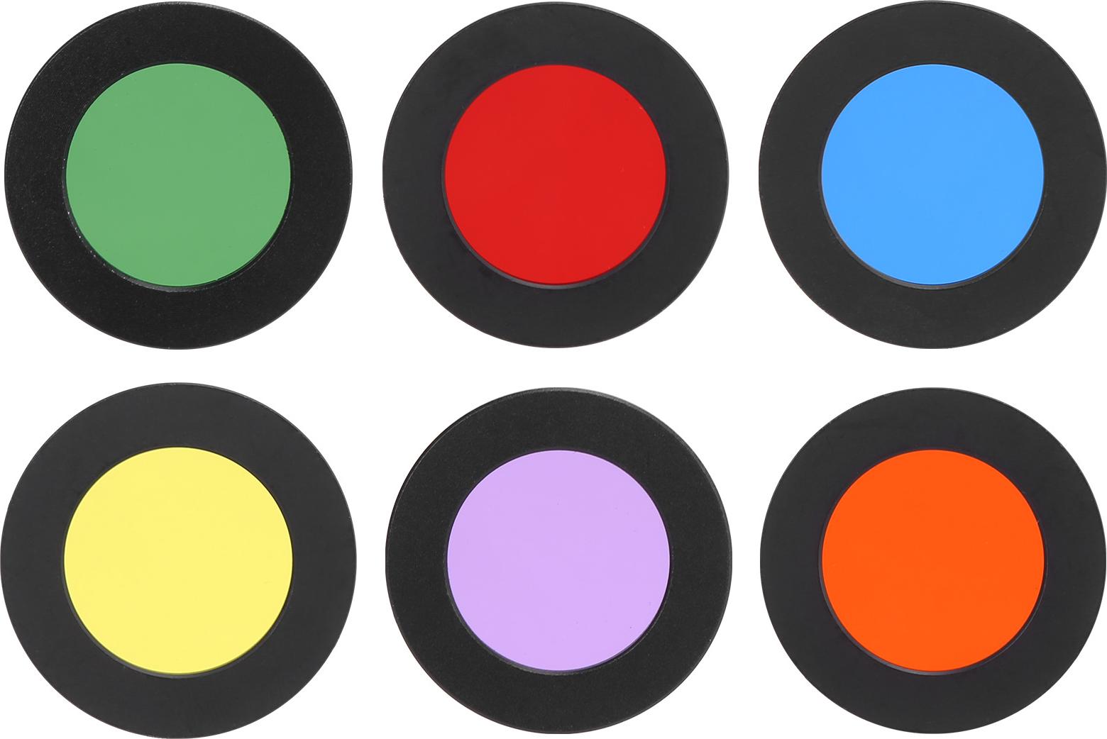 Gistuch 6pcs/festgelegte astronomische Teleskop -Okular 1,25 -Zoll -Augenlinsenplaneten und Nebelfilter