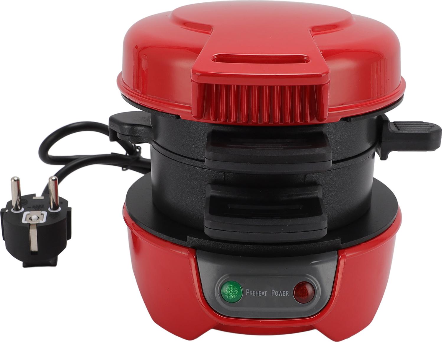 Cocosity Burger -Sandwichhersteller Automatische Temperaturregelung Nicht -Stick -Splmaschine Safe 3 in 1 Frhstcksmaschine EU -Stecker 220 V