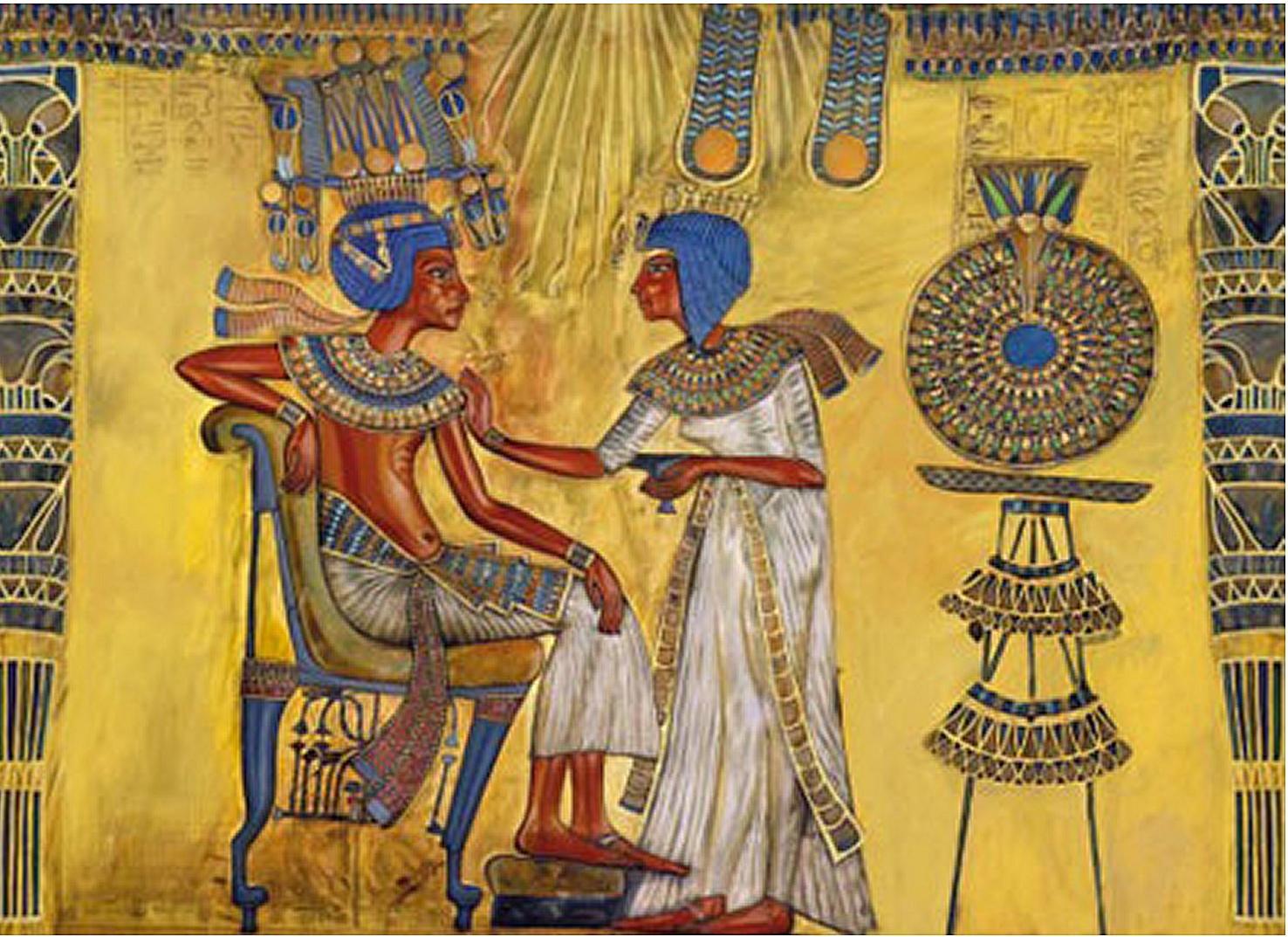 D-Toys Puzzle - 1000 Teile - Antikes Ägypten Fresken Puzzle 86597