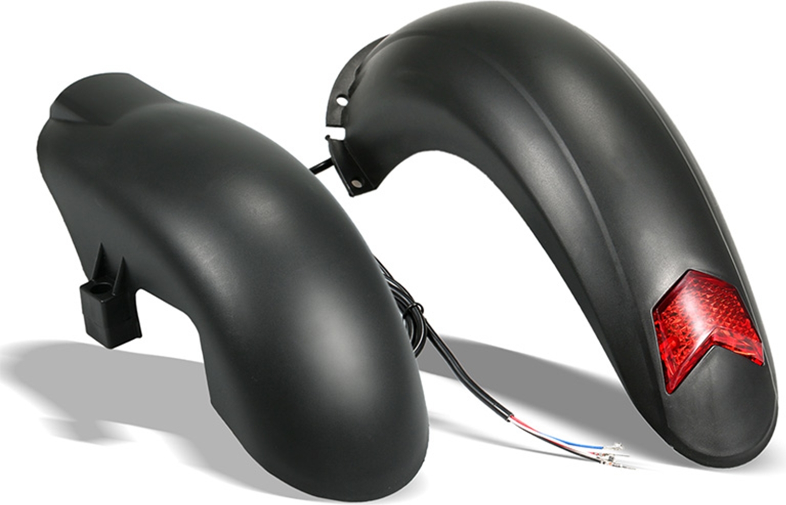 Lixada Kotfl¹gel hinten f¹r Elektroroller mit Lampe, Spritzschutz f¹r Elektroroller, kompatibel mit KUGOO M4 Elektroroller
