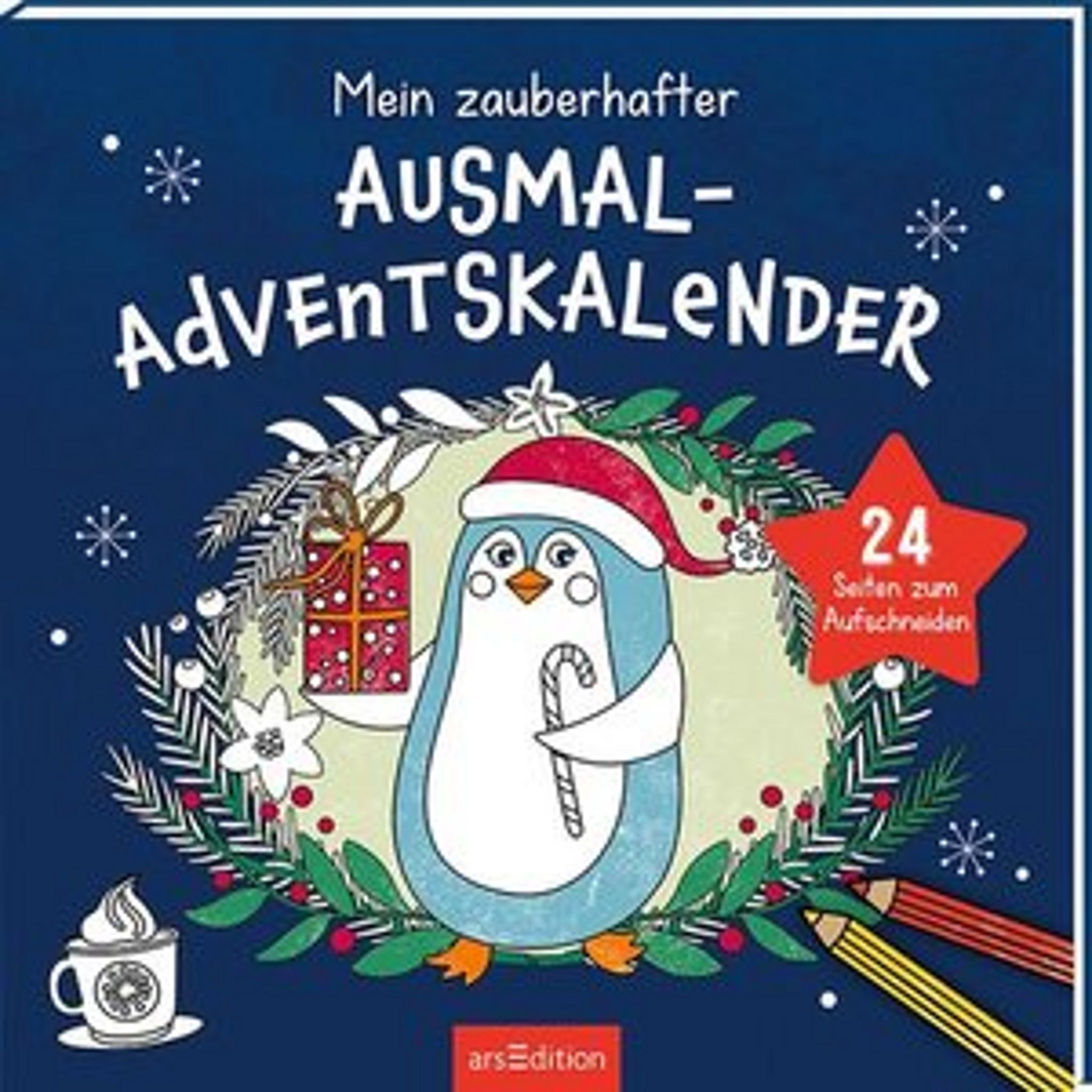 Môj čarovný adventný kalendár s farbičkami