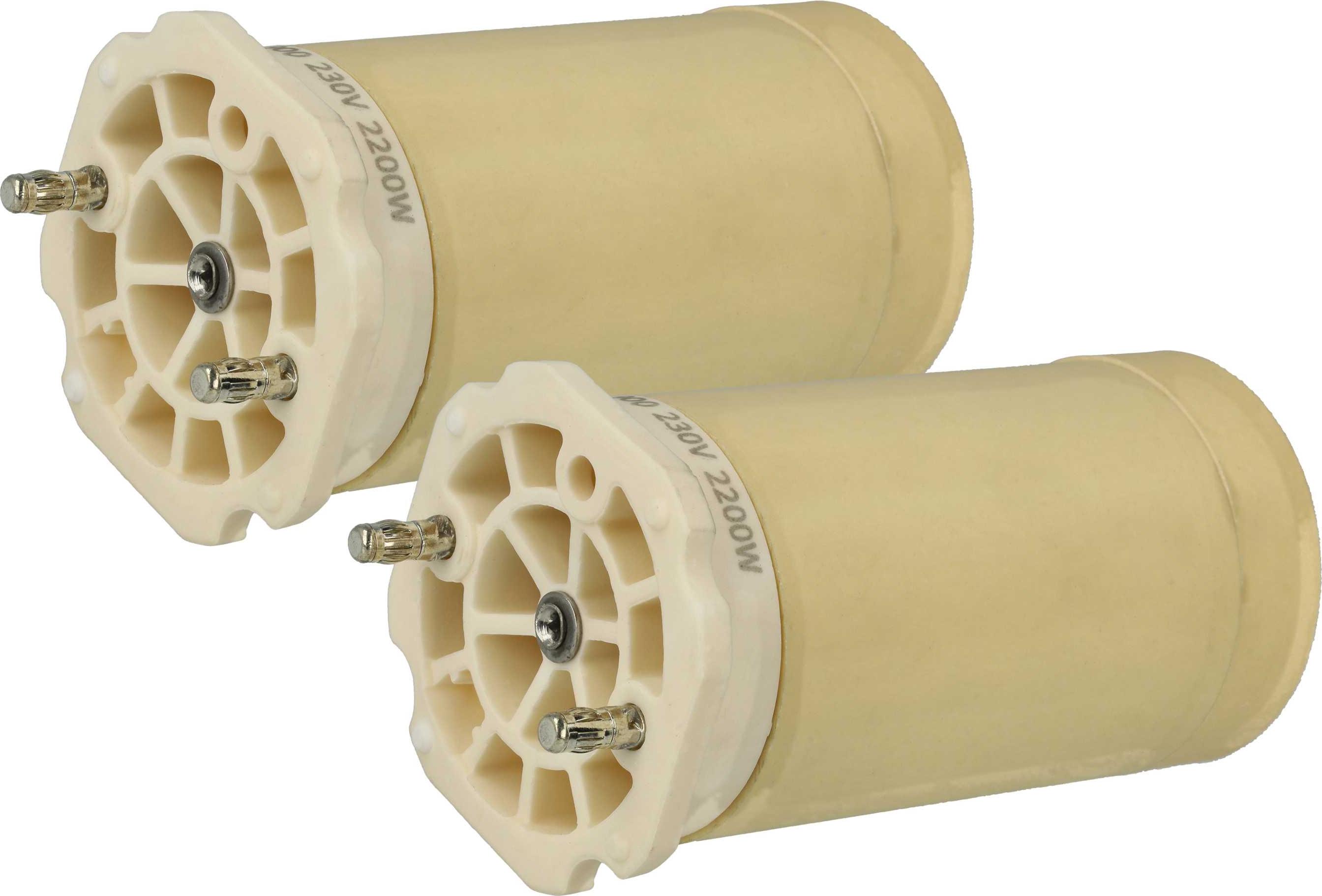 vhbw 2x Heizelement Ersatz für Typ 22 für Heißluftschweißpistole - 2200 W, Keramik Heizkern, 4,45 x 4,8 cm 183116894-2