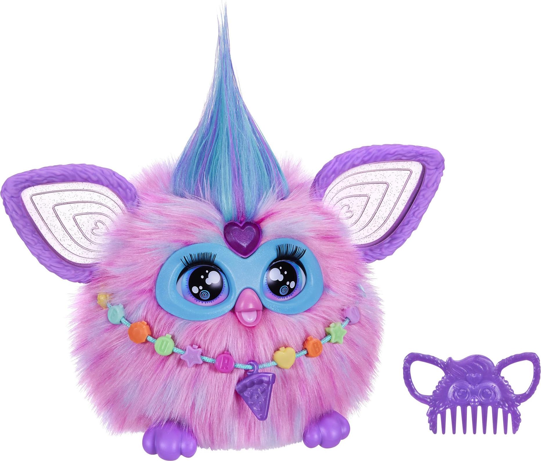 Hasbro Furby (rosa Interaktives Plüschtier – Spricht Deutsch & Furbisch, reagiert auf Stimme, Tanzt & leuchtet – 5 Spielmodi, 600+ Reaktionen – Elektronisches Spielzeug ab 6 Jahren